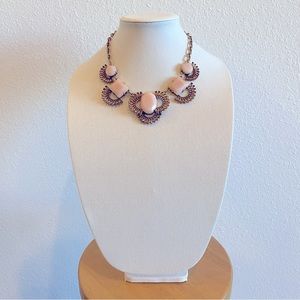 J. Crew Rose Quartz Necklace